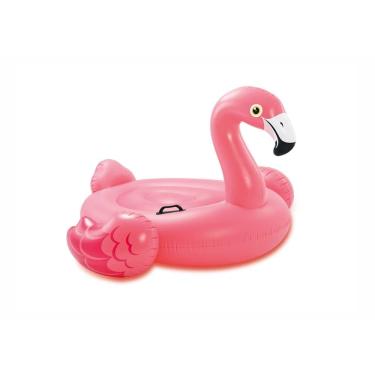 Imagem de Boia Inflável Flamingo Rosa Intex Piscina PVC Médio 142cm