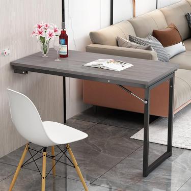 Imagem de Mesa dobrável multifuncional, barra de mesa de jantar montada na paredeMesas de parede para espaços pequenos Fácil de dobrar e não ocupa espaço, adequado para quarto, sala de jantar e sala d