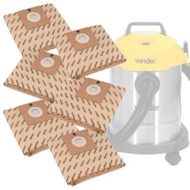Imagem de Kit 6 Peças Saco coletor de Pó para Aspirador de Pó APV 1000 Vonder