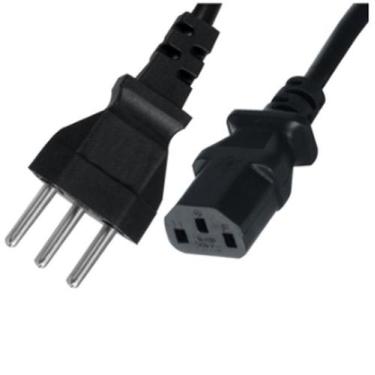 Imagem de Cabo de Força Energia 3 Pinos 5,0 Metros excelente Qualidade - A.R Var