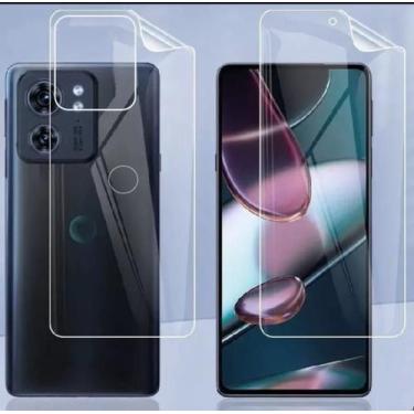 Imagem de Película Gel Hidrogel Frente e Verso Compatível Para Motorola Moto Edg