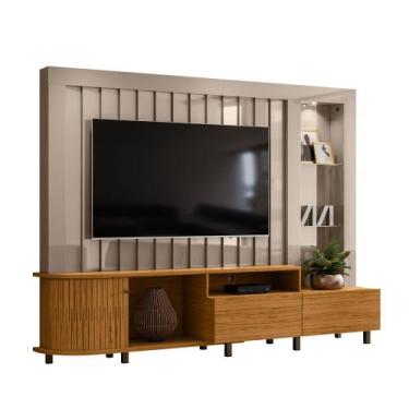 Imagem de Home Theater Painel Para Tv Até 70 Polegadas Fendi/ Naturale Le Mans -