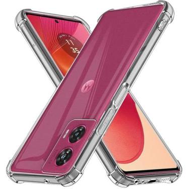Imagem de Capa Capinha Anti Impacto Transparente Para Moto Edge 50 Fusion Tela d