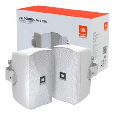 Imagem de Par de Caixas JBL Control SA-6 PRO Passiva Branca - 100 Watts RMS
