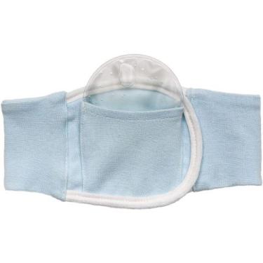 Imagem de Cinta termica para colica do bebê buba baby azul, Azul