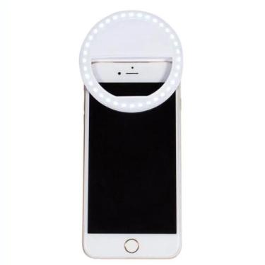 Imagem de Iluminador Circular LED Celular/SmartPhone Selfie Ring Light (Branco) 