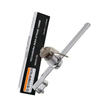 Imagem de Fechadura para Vitrine com Chave 140mm em Aço - Starfer