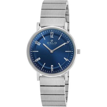 Imagem de Relógio Oslo Feminino Ref: Ofbsss9t0032 D2sx Slim Prateado
