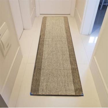 Imagem de Passadeira Sisal Tapete Moderno 2,30x0,66 Base Antiderrapante - Lancer