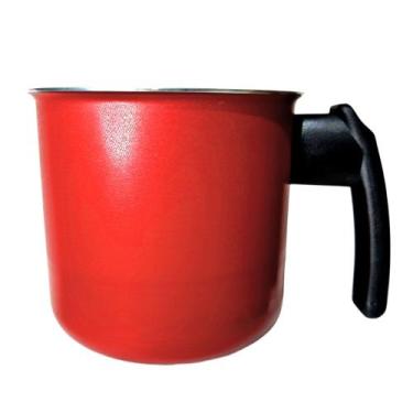 Imagem de Caneco, Fervedor, Leiteira, Antiaderente N 16 Color - Marcolar, Vermel