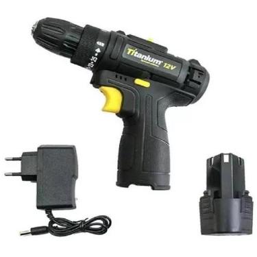 Imagem de Parafusadeira titanium special edition preta 12v 1,2ah