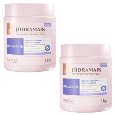 Imagem de Kit 2 Creme Desodorante para Massagem Relaxante 1kg Hidramais