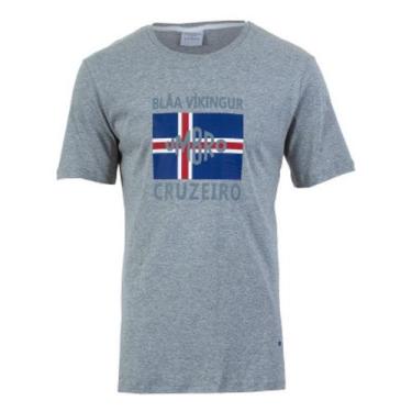 Imagem de Camiseta Cruzeiro Blar Vikingur Torcedor Umbro Masculina - Cinza, P