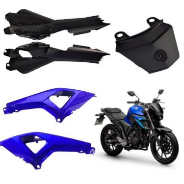 Imagem de Kit Carenagem Traseira Completa Fz25 Azul 2018 2019 2020 2021 2022 202