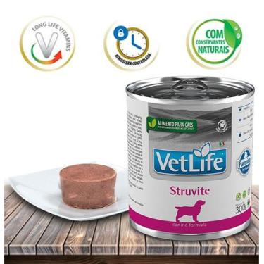 Imagem de Ração Úmida Vet Life Natural Canine Wet Struvite para Cães Adultos com