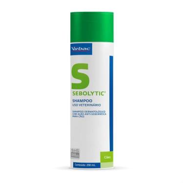 Imagem de Sebolytic Virbac Shampoo Dermatológico para Cães e Gatos - 250 mL