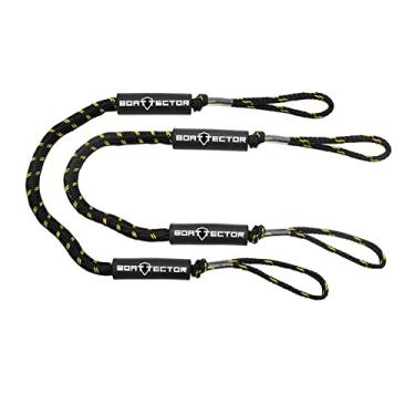 Imagem de Extreme Max 3006.2759 BoatTector Bungee Dock Line Value 2 Pack - 15,4 cm, Preto/Dourado