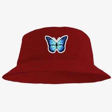 Imagem de Boné Chapéu Bucket Hat Estampado Borboleta - MP Moda Masculina, Único,