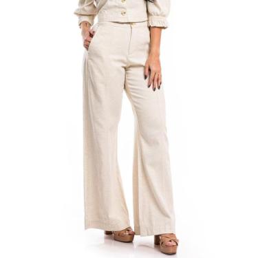 Imagem de Calça Pantalona De Linho premium alfaiataria social  - Restrito Jeans,