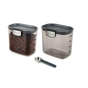 Imagem de Progressive International Prokeeper + Plástico Transparente Hermético para Alimentos Baker'S Kitchen Storage Organization Container Conjunto de Vasilha com Acessórios Magnéticos, Conjunto de 2 Peças (