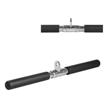 Imagem de Puxador Reto Tríceps, Biceps E Costas 50cm Cromado Com Giro - BASE