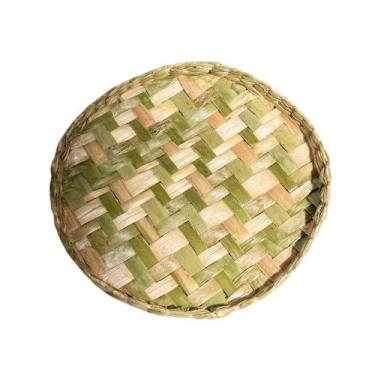 Imagem de Bandeja Peneira Redonda Taboa M 30 Cm Decoração Rustico - Inspira Flor