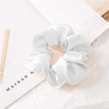 Imagem de Kit 200 Xuxinhas de Cetim Charmousse Scrunchie Anti Frizz Luxo - LD Co