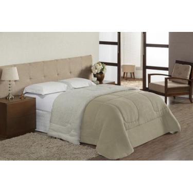 Imagem de Coberdrom Queen Size Dupla Face Sherpa com Mantinha - Davy Enxovais,  
