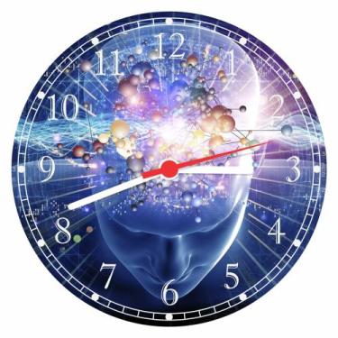Imagem de Relógio De Parede Psicologia Ciências Saúde Consultórios Salas Quartos