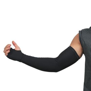 Imagem de Par De Manguito Proteção Mangote Protetor Solar Uv Mangas - USUP, Pret