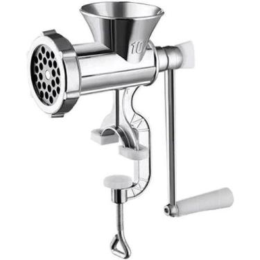 Imagem de Máquina Moer Moedor de Carne Linguiça Hambúrguer Manual Embutido Tritu