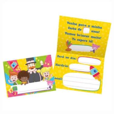 Imagem de Convite Festa Mundo Bita - Kit com 12 unidades - Regina