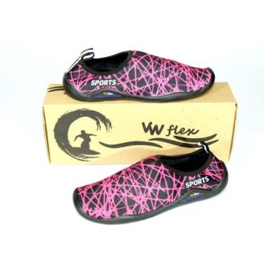 Imagem de Sapatilha Náutica Aquática Neoprene Pesca Praia Bike Esportes Unissex 