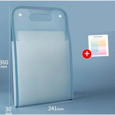 Imagem de Pasta de Arquivo A4 Organizadora de Arquivos Sanfonada Material Escola