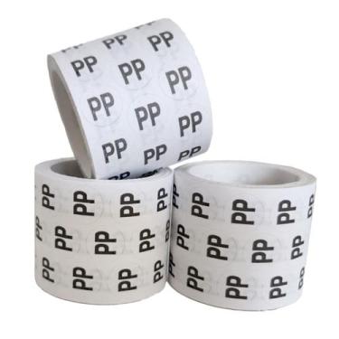 Imagem de Etiqueta Adesiva Tamanho Identificação Roupa Rolo Com 2000 unidades Co