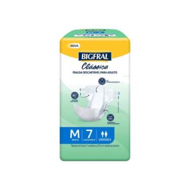 Imagem de Fralda Intima Bigfral Clássica Regular Adulto Pct c/ 7 un M