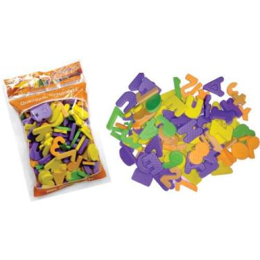 Imagem de Material Didático EVA Alfanumérico 5MM 107 Peças - 5X3CM - EVAMAX