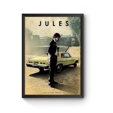 Imagem de Poster Moldurado Car Legends Jules Pulp Fiction Quadro - Fanarte