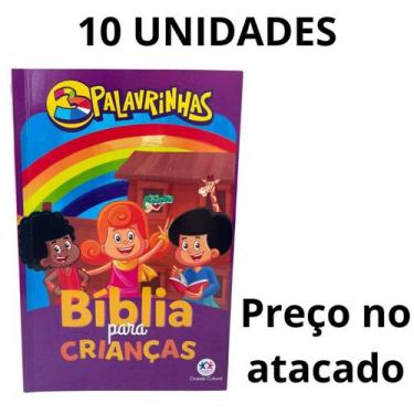 Imagem de Bíblia para Crianças 3 Palavrinhas capa brochura Ciranda Cultural Atac