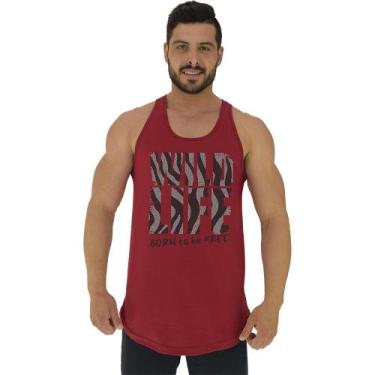Imagem de Regata Longline Estampada Masculina MXD Conceito Wild Life, P, Masculi
