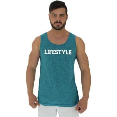 Imagem de Regata Clássica Masculina MXD Conceito Lifestyle Estilo De Vida, Azul 