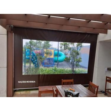 Imagem de Toldo Cortina Retrátil completo para instalação: Várias Medidas - Lona