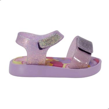 Imagem de Sandália Mini Melissa Jump Print Baby Lilas Glitter