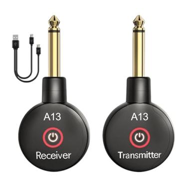 Imagem de Dynwave Mini Receptor Transmissor de Guitarra Sem Fio de áudio Profissional Plugue de 6,35 Mm