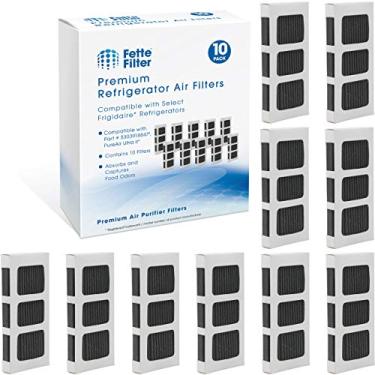 Imagem de Fette Filter - Activated Carbon Refrigerator Air Filter Compatible with Paultra2 ultra 2 Pure Air 2 Frigidaire and Electrolux Refrigerators Part #5303918847 (Pack of 10)