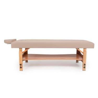 Imagem de Maca Beauty Spa Fixa com Regulagem de Altura - Arktus - Champagne