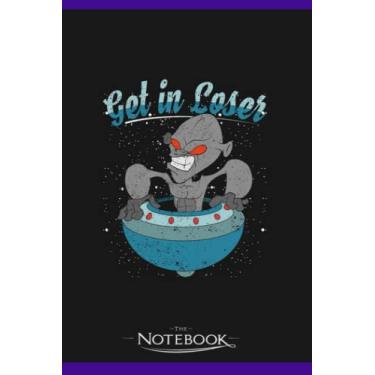 Imagem de Funny Ufo Abduction Alien Believer Extraterrestrial Alien Notebook: Planner, Diary, Lined College Ruled Paper 6 x 9 inches 120 Pages Notes
