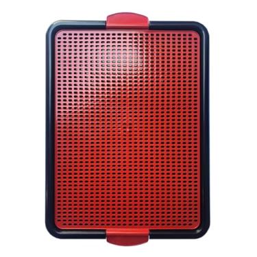 Imagem de Sanitário Canino Xixi Dog Banheiro Pet Tapete Higiênico Cães(Vermelho)