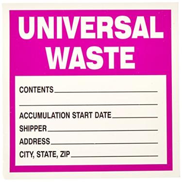 Imagem de Brady 121437 B7569, tamanho de 15 x 15 cm, preto/branco