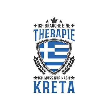 Imagem de Kreta Reise Notizbuch: Kreta Griechenland Urlaub Reise Geschenk / 6x9 Zoll / 120 ausfüllbare Seiten